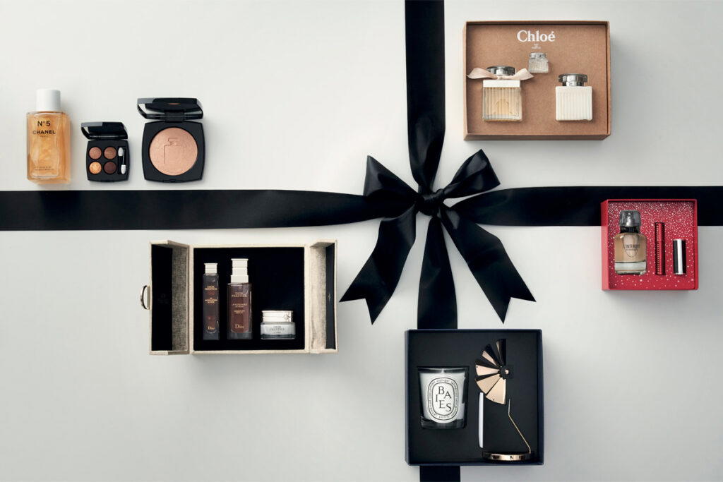 (From left) Chanel, Dior Beauty, Diptyque, Chloé, and Givenchy (Credit: Chong Ng)