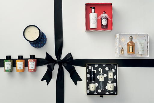 (From left) Acqua di Parma, Creed, Penhaligon's, Jo Malone London, and Guerlain (Credit: Chong Ng)