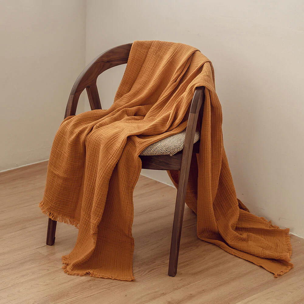 ORGANIC COTTON CLOUD THROW