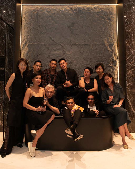 (Front) Catherine Wong, Ane Bakri, Lionnel Lim, Farhan Shah, Ed Harland, and Kit Wong; (back) Thomas Ong, Asri Jasman, Melvin Ang, Ann Lee, and Angeline Ng