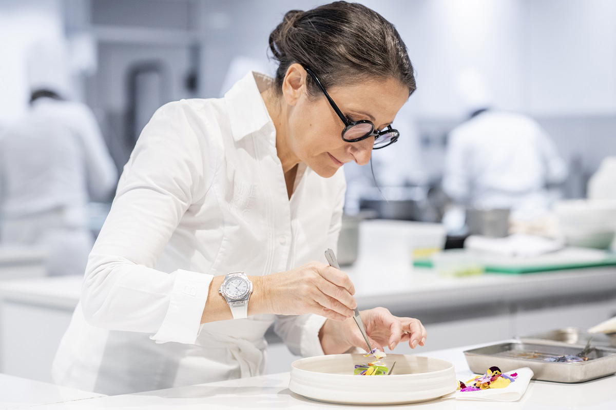 Three-Michelin-star chef Anne-Sophie Pic (Credit: Hublot)