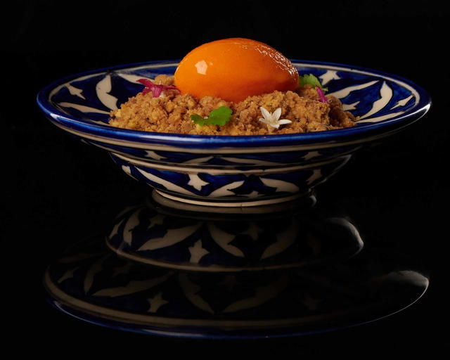 Sea buckthorn with cherry and panjiri