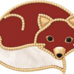 Fox clip in yellow gold with carnelian, mother-of-pearl, and onyx (Credit: Van Cleef & Arpels)
