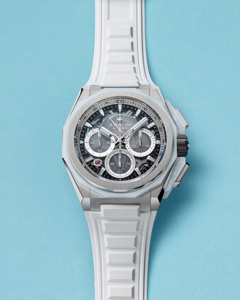 Defy Extreme Glacier in titanium and chalcedony, limited to 50 pieces only (Credit: Zenith)