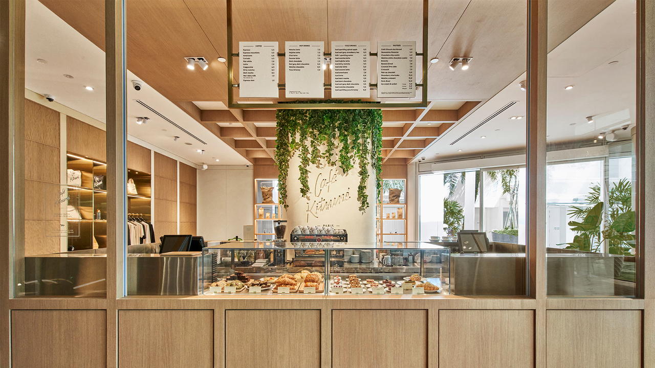 The pastry bar at Café Kitsuné Singapore