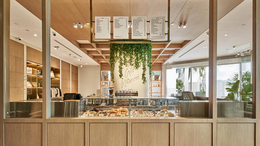 The pastry bar at Café Kitsuné Singapore