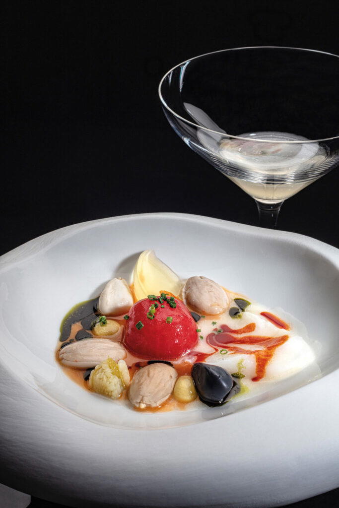 Hake Empedrat with Almonds