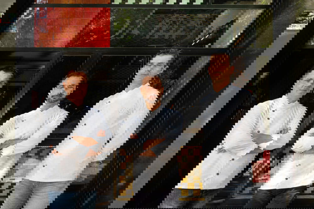 (from left) Oriol Castro, Eduard Xatruch and Mateu Casañas