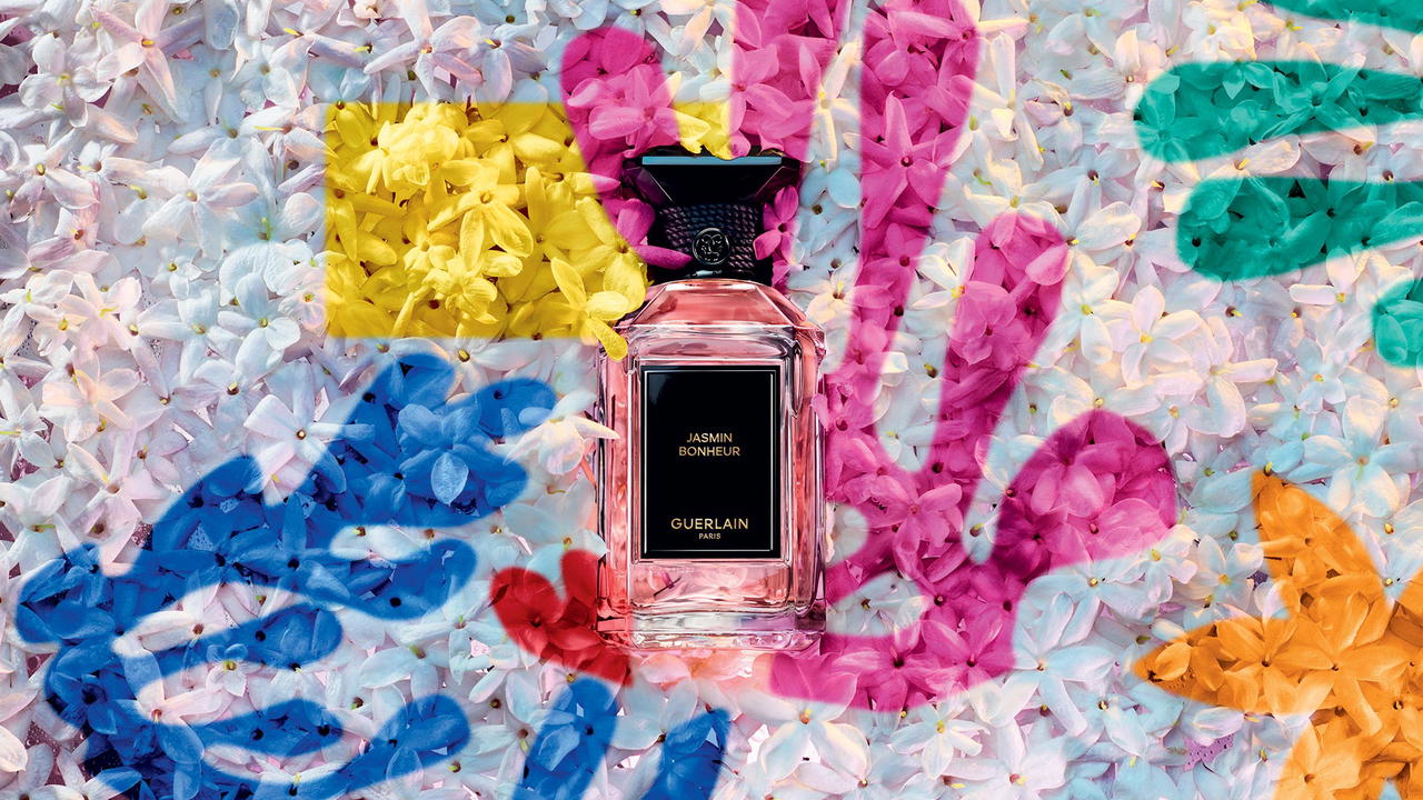 The new Jasmine Bonheur fragrance by Guerlain as part of its L’Art & La Matière collection