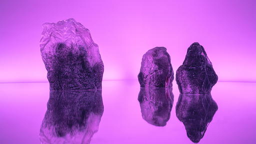 An artistic representation of the fluid nature of time as created by Swiss artist Douglas Mandry (Credit: La Prairie)