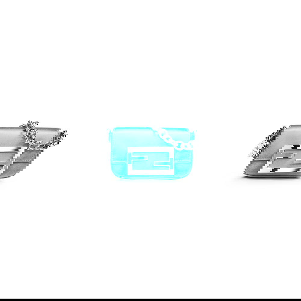 Nano Tiffany & Co. x Fendi Baguette in silk satin