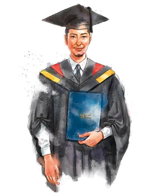 Munir Shah bin Manzur Ahmed Khan (Illustration: Ken Lee)