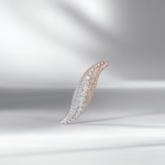 New Haricot clip in white and rose gold with diamonds (Credit: Van Cleef & Arpels)