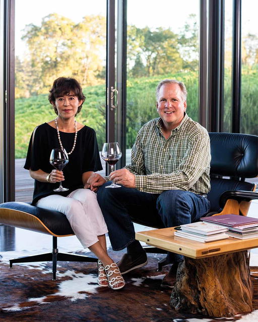 Akiko and Ken Freeman bonded over their shared love for pinot noir