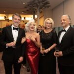 DCM Casey Mace, Brie Benfell, Ukrainian Ambassador Kateryna Zelenko, and Florian Zelenko