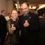 Karen Doff and US Ambassador Jonathan Kaplan