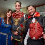 Lesley and Benjamin Swan, and Justin Chen