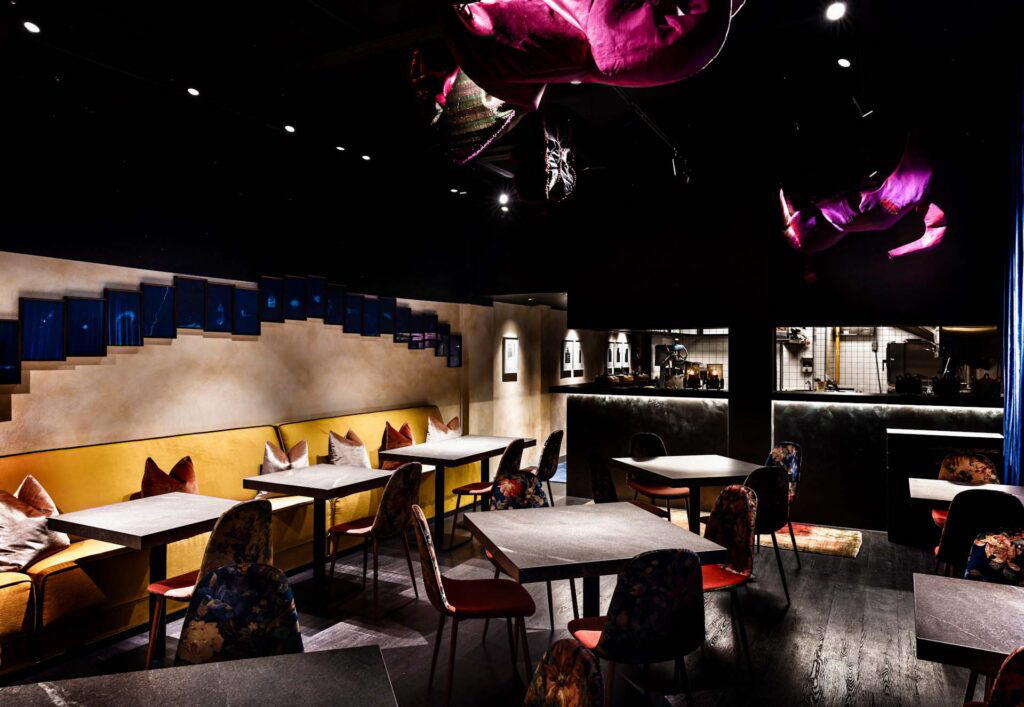 Ahara's main dining room