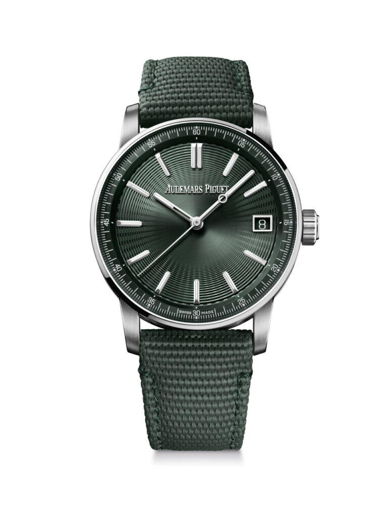 Code 11.59 by Audemars Piguet Selfwinding in stainless steel with a Khaki Green dial (Credit: Audemars Piguet)