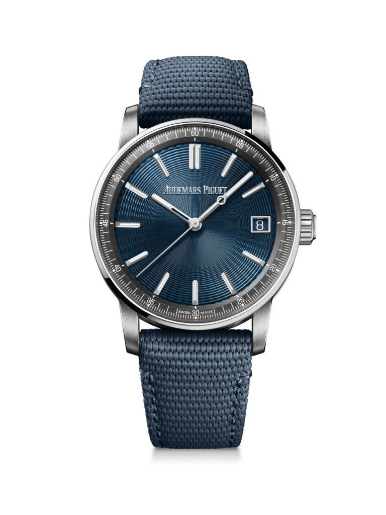 Code 11.59 by Audemars Piguet Selfwinding in stainless steel with a Bleu Nuit, Nuage 50 dial (Credit: Audemars Piguet)