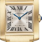 Tank Française medium model in yellow gold (Credit: Cartier)