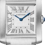 Tank Française medium model in stainless steel (Credit: Cartier)