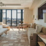 The furnishings in each room are as eclectic as the other parts of the property (Credit: Alexandre Tabaste)