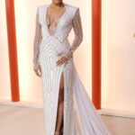 Wearing Atelier Versace (Credit: Getty Images)