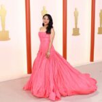 Wearing Valentino Haute Couture and Cartier (Credit: Getty Images)