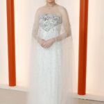 Wearing Chanel Haute Couture and Tiffany &amp; Co. (Credit: Getty Images)