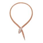 Serpenti High Jewellery necklace in rose gold with diamonds and onyx (Credit: Bulgari)