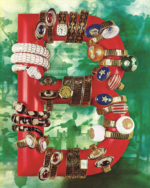 A 1970s image of Bulgari's Serpenti and Tubogas watches (Credit: Bulgari)