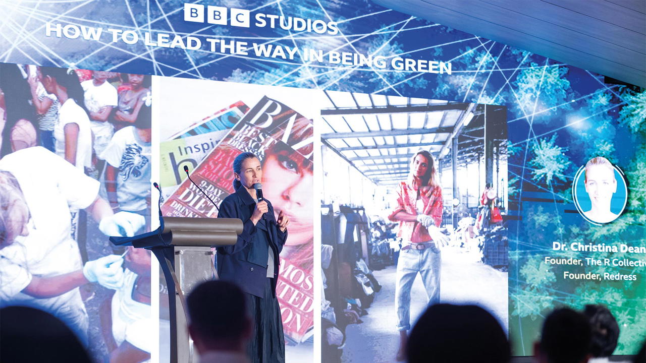 Dr Christina Dean closes the BBC Studios’ Sustainability in Business Summit 2023