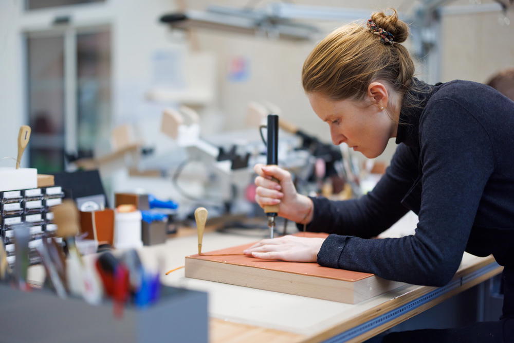 Each Hermès creation is crafted by hand by a single artisan