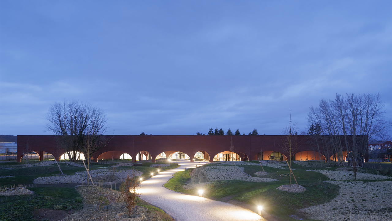 The Maroquinerie de Louviers—the latest in a series of planned Hermès leather workshops (Credit: Iwan Baan)