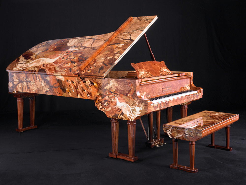 The “Sound of Harmony” Concert Grand Steinway piano