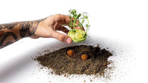 A dish from the three-hour Gaggan Experience