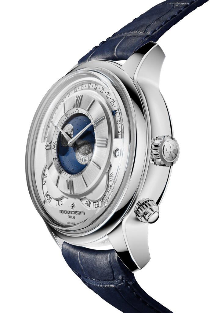 Les Cabinotiers Dual Moon Grand Complication (dial side) in white gold (Credit: Vacheron Constantin)