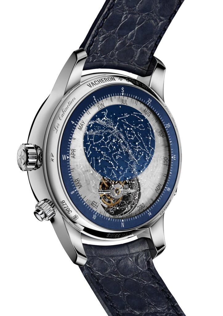 Les Cabinotiers Dual Moon Grand Complication (reverse side) in white gold (Credit: Vacheron Constantin)