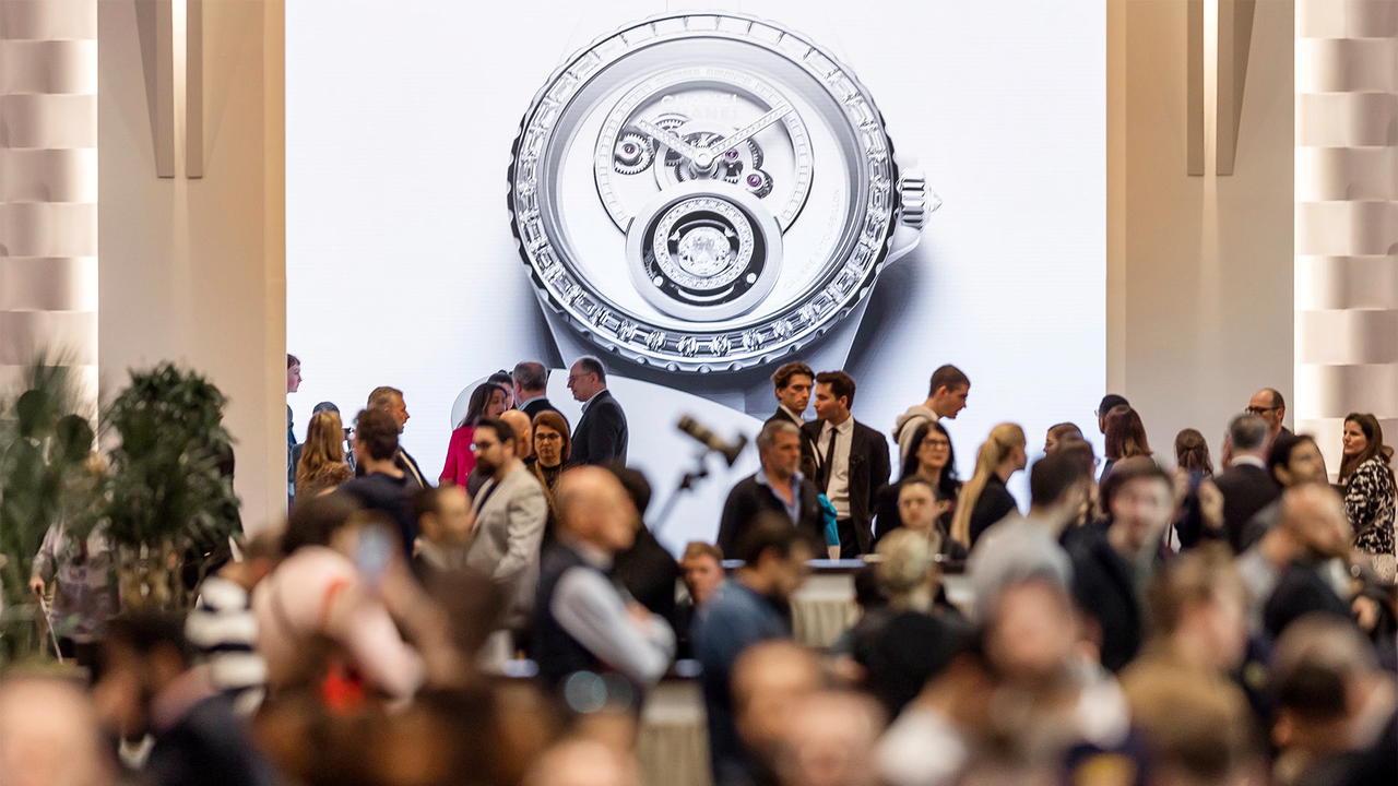 Visitors during the Watches and Wonders Geneva 2023. Taking place between 27 March and 2 April, the event brought together some of the biggest names in the watchmaking and luxury industries (Credit: Watches and Wonders)