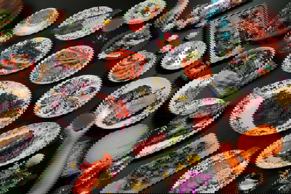 While barely reminiscent of the offbeat dishes chef Leung usually puts out, the Tropical Sunday Champagne Buffet options are aplenty (Credit: 15 Stamford by Alvin Leung)