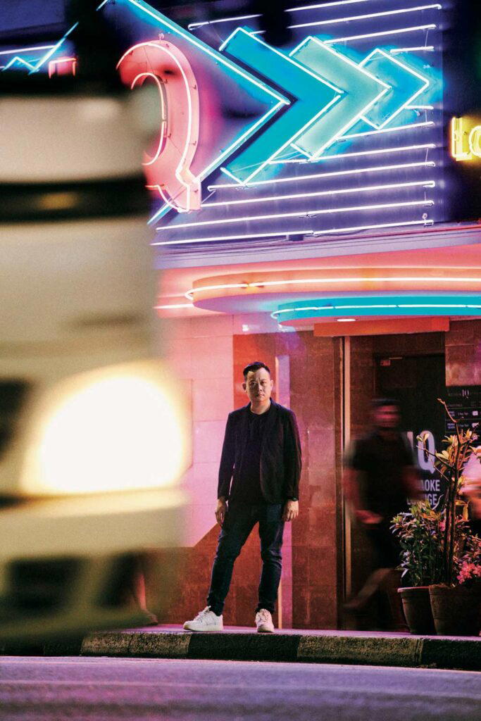 Kwong concedes that a month-long night shoot can be punishing on the body, so he made sure to prepare months ahead with regular exercise (Credit: Mun Kong)