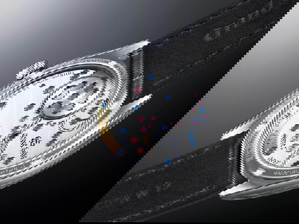 One of its key launches at Watches & Wonders 2023, the Majestic White Birch SBGZ00 boasts a hand-engraved platinum case inspired by white birch trees surrounding its Shinshu Watch Studio while the reverse reveals Grand Seiko’s finely executed manual-winding Spring Drive calibre (Credit: Grand Seiko)