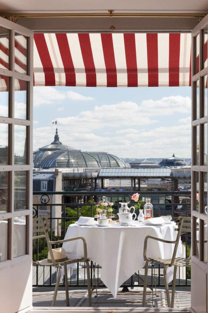 No stay in Paris is complete without a balcony with a view (Credit: Le Bristol Paris)