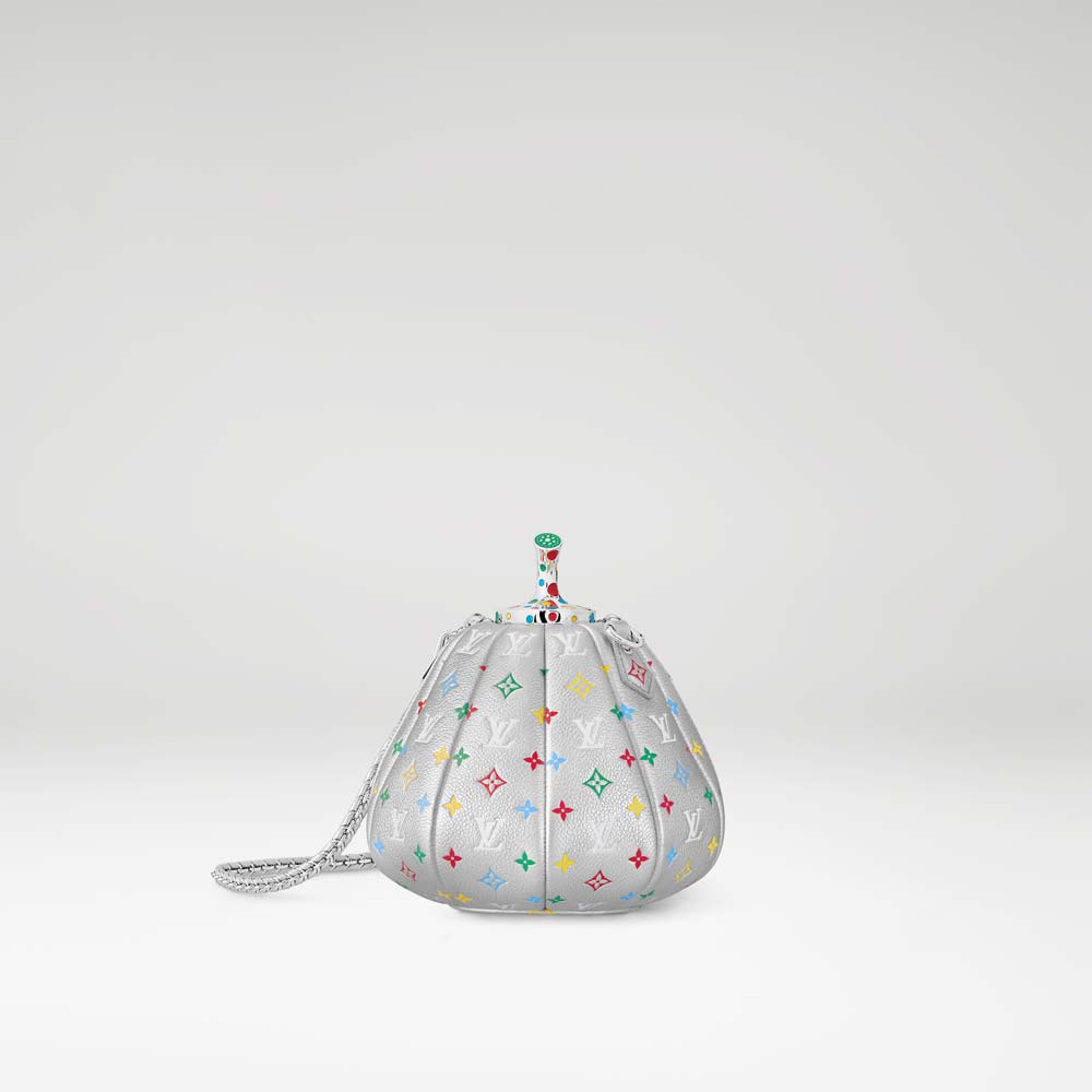 The Louis Vuitton x Yayoi Kusama Pumpkin Bag references a minaudière that was part of the original collaboration (Credit: Louis Vuitton)