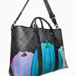 Weekend Tote in Monogram Eclipse Reverse Canvas with Pumpkins Print (Credit: Louis Vuitton)