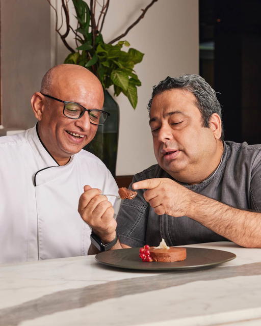 Chef Manish Mehrotra (right) is culinary director while chef Shantanu Mehrotra (left), executive chef (Credit: Mandala Masters)