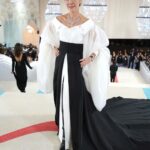 Wearing <strong>Karl Lagerfeld</strong> (Credit: Getty Images)