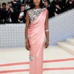 Wearing vintage <strong>Chanel Haute Couture</strong> (Credit: Getty Images)