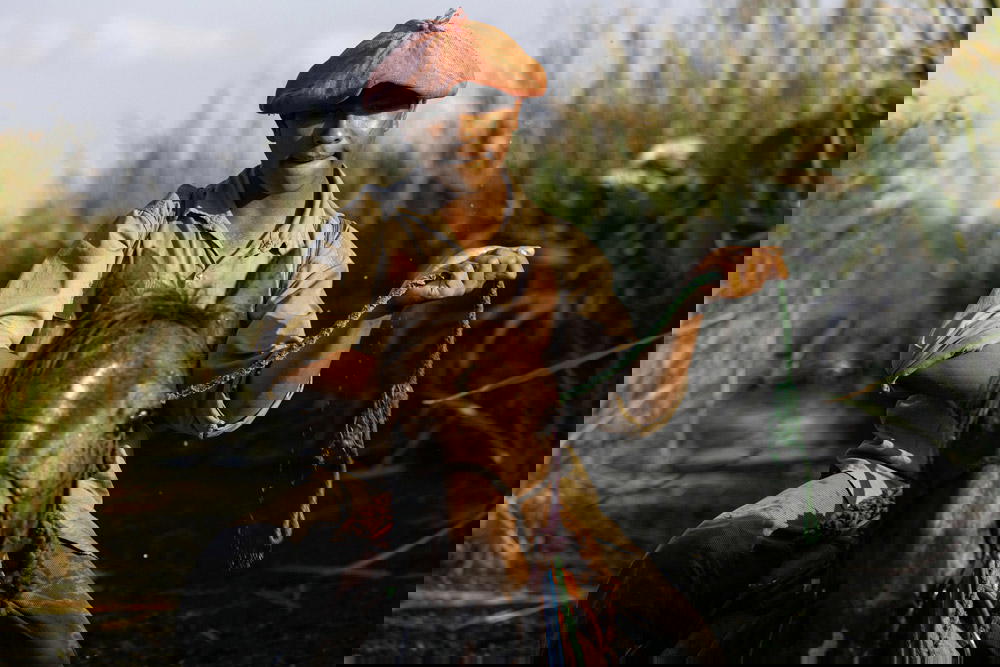 Nicolás Medina, a local from Portal Cambyretá near the Iberá Wetlands, is one of many locals who forged new careers in tourism, thanks to the increased number of species in the wetlands (Credit: Rolex)